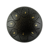 6 Inch Lotus Drum 8 Tone Steel Tongue Drum Percussion Musical Instrument With Drumsticks With a Clean Ethereal Buddha-Like Sound