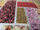 DaDa Bedding Multi Colorful Floral Red Patchwork Quilted Coverlet Bedspread Set (DXJ103269)