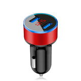 Suhach Dual USB Car Charger Adapter 3.1A Digital LED Voltage/Current Display Auto Vehicle Metal Charger for Smart Phone/Tablet