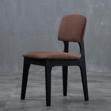Special Offer Solid Wood Black Simple Backrest Hotel Dining Chair Home Furniture Restaurant Coffee Chair