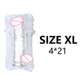 Soft Jelly Dildo Realistic Penis Strong Suction Cup Anal Butt Plug Dick Toy for Adult Erotic G-Spot Orgasm Sex Toys for Woman