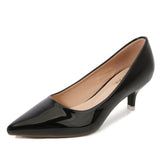 Women's Elegant Medium Heeled Pointed Shoes