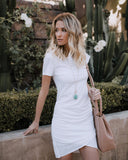 Sexy Dresses Women Summer Mini Dress Short Sleeve Solid Body-con
