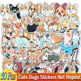 Mix Styles Anime Stickers Cute Cartoon Animal Neon Light Butterfly DIY Sticker Decals for Laptop Car Luggage Bicycle Guitar Toys