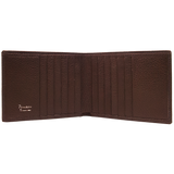 10 CC Grained Calf Leather Billfold Brown - shopwishi 