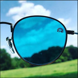 Retro Round  Sunglasses Light Therapy Glasses With 10 Colors Set  UV400 Party Favor