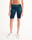 Women's Active Comfort Aloha Mid-Rise Bike Shorts