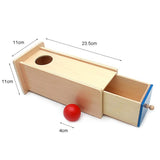 Montessori Toddler's Wooden Sensorial Box Board Puzzle