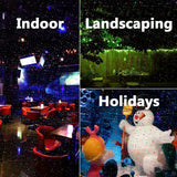 Moving Full Sky Star Laser Projector Landscape Lighting Red&Green Christmas Party LED Stage Light Outdoor