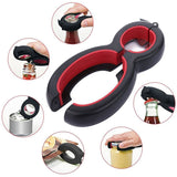 6 in 
 many
purpose Twist Bottle Opener, All in One Jar Gripper Can Wine Beer Lid Twist Off Jar Opener Claw