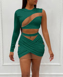 Mesh Pleated Skirt Set Women Clothing Fall Winter  Plus Size Crop Top and Mini Skirts Two Piece Set Outfits 2 Pc Set Shorts