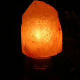 Himalayan Warm White Salt Lamp Natural Crystal Hand Carved Night Light