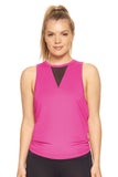 AE264 Women's Tie Back Muscle Tee