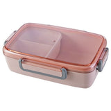 TUUTH New Microwave Lunch Box Independent Lattice for Kids Bento Box Portable Leak-Proof Bento Lunch Box Food Container