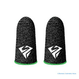 P82F 2Pcs Breathable Gaming Finger Sleeves