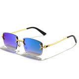 HBK 2021-2022 New Fashion Luxury Frameless Sun Glasses Rimless Sunglasses