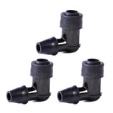 CITALL 3pcs Motorcycles 90 Degree Non Resistor Spark Plug Cap Cover for 152/154 Gasoline Engine Motorcycle Dirt Bike ATV Quads