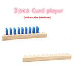 Montessori Rainbow Wooden Dominies Educational Toy for Children