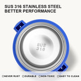 Customized Logo Leak-Proof Stainless Steel Food Container