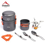Widesea Portable Outdoor Cookware Set for Camping