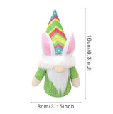 Easter Rabbit Ear With Light Luminous Faceless Gnome Dwarf Dolls Easter