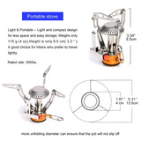 Widesea Portable Outdoor Cookware Set for Camping