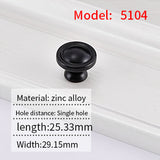 AOLISHENG Black Kitchen Cabinet Closet Drawer Main Pull Door Furniture Hardware Handles