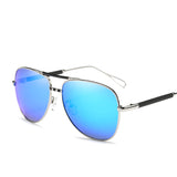 SHINELOT PE108 High Quality Metal Unisex Polarized Sunglasses Mirror Lens Pilot Sun Glasses