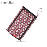 Insular Baby Changing Mat Waterproof Mummy Bag Stroller Portable Diaper Changing Pad Travel Table Changing Station Diaper Clutch