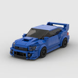 MOC Japan JDM STI Racing Sports Car Vehicle Speed Champion Racer