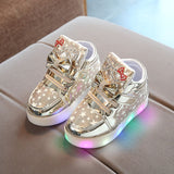 Toddler Baby Shoes Fashion Sneakers For Children Girl Boys Star Luminous Child Casual Colorful Light Shoes Sneakers 2019