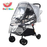 Baby Stroller Rain Cover PVC Universal Wind Dust  Rain Cover Stroller Accessories Protect Children  Cover - shopwishi 