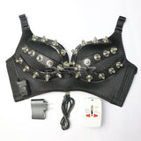 Fashion Red Laser Bra Luminous Sexy Lady Bra Laser Show Stage