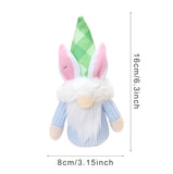 Easter Rabbit Ear With Light Luminous Faceless Gnome Dwarf Dolls Easter