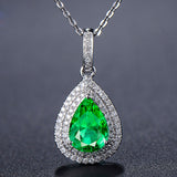 S925 Sterling Silver Natural Jade Necklace Pendant for Women Fine Naszyjnik Bizuteria Emerald  Pierscionki Silver 925 Jewelry