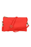 7013lpd - Faux Crossbody Wristlet Bag