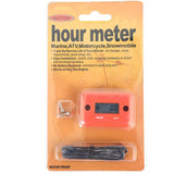 Motorcycle Inductive Digital Hour Meter Waterproof Engine Gauge Hour Meter LCD Display for Bike Motorcycle ATV Boat Offroad
