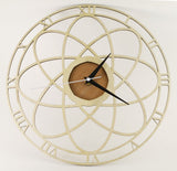 Wooden Wall Clock ,  Decorative Clock "ΑΤΟΜ"
