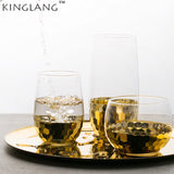 1Pcs Nordic Golden High Temperature Glass Drink Cup