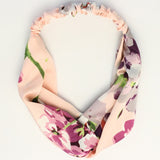 Women Girls Summer Bohemian Hair Bands Print Headbands Retro Cross Turban
