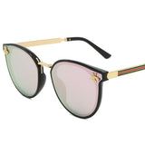 Bee Fashion Sunglasses Square Brand Design Sun Glasses Oculos Retro