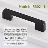 AOLISHENG Black Kitchen Cabinet Closet Drawer Main Pull Door Furniture Hardware Handles