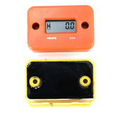 Motorcycle Inductive Digital Hour Meter Waterproof Engine Gauge Hour Meter LCD Display for Bike Motorcycle ATV Boat Offroad