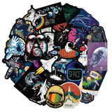 Mix Styles Anime Stickers Cute Cartoon Animal Neon Light Butterfly DIY Sticker Decals for Laptop Car Luggage Bicycle Guitar Toys