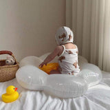 Newborn Infant Baby Sleeveless Cotton Swimsuit Summer