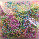 600 Elastic Different Colors Rubber Loom Bands Bracelet