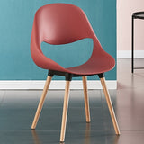 Nordic Plastic Dining Chairs Modern Simple Backrest Stool Desk Makeup Chair Dining Room Kitchen Furniture L