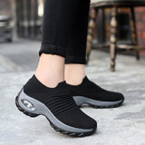 Spring Women Sneakers Shoes Flat Slip on Platform Sneakers for Women