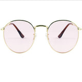 Retro Round  Sunglasses Light Therapy Glasses With 10 Colors Set  UV400 Party Favor