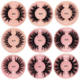 FOXESJI Lashes 3D Mink Eyelashes Thick Fluffy Soft Eyelash Extension High Volume Natural False Eyelashes Makeup Mink Eye Lashes - shopwishi 